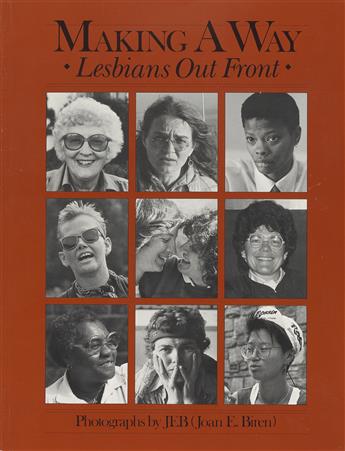 JOAN E. BIREN (1944 - )  Group of 4 photographic works celebrating lesbians.